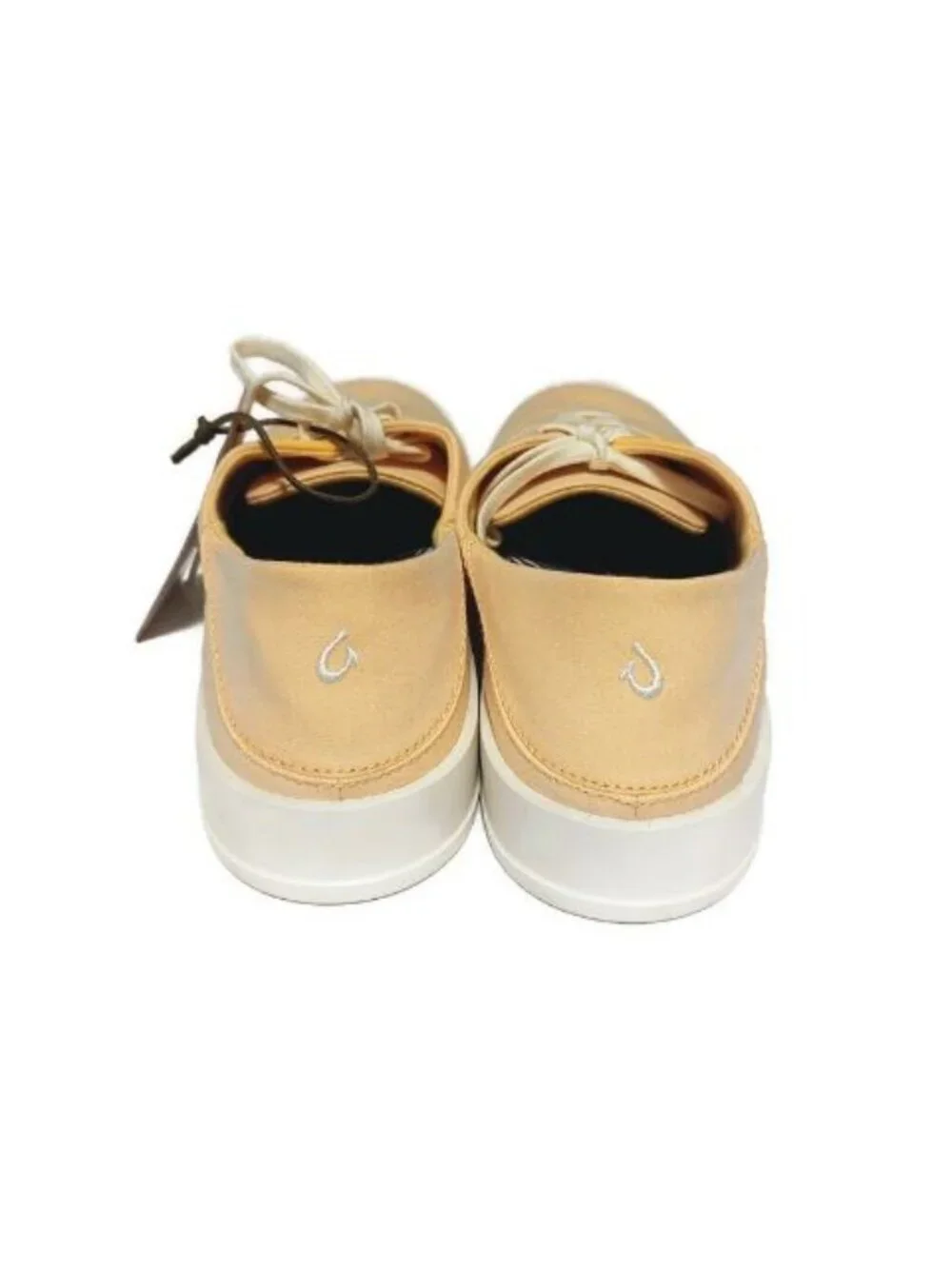 Olukai Tradewind Shoes Mens 12 Casual Lace Up Boat Beach Sneakers Solar Glow